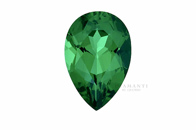 PureGEM® Lab Grown Emerald 6 Diamanti By Quorri Pure Created Aterna Green Emerald Pear1 800x
